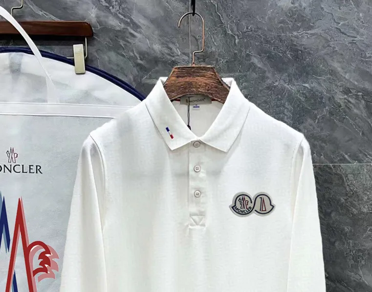 MONCLER/ SS Polo 。 T . . ! Piquet , “ ”。 . , , logo ， ， ， ， ， ， 。 Black/White/ Size：M~3XL